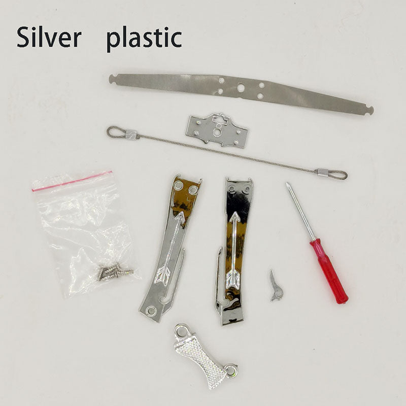 スーパーミニクロスボウミニ矢印 DIY おもちゃ男の子ギフトキーチェーンプラスチック発射つまようじ屋外ワイヤーロープアセンブリ弓弦