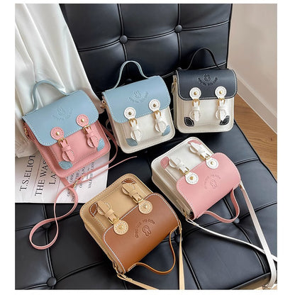 DIY Toy Craft Kit Handmade Handbag Assemble Inclined Shoulder Bag Fashion Cute Gift for Kid Girl Girlfriend Woman