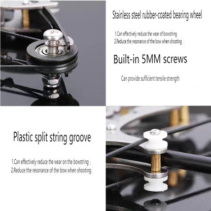 لعبة قوس ونشاب صغير جدًا للشحن المباشر للأولاد هدية سلسلة مفاتيح معدنية لإطلاق السهام في الهواء الطلق مجموعة حبل سلكي وتر القوس 