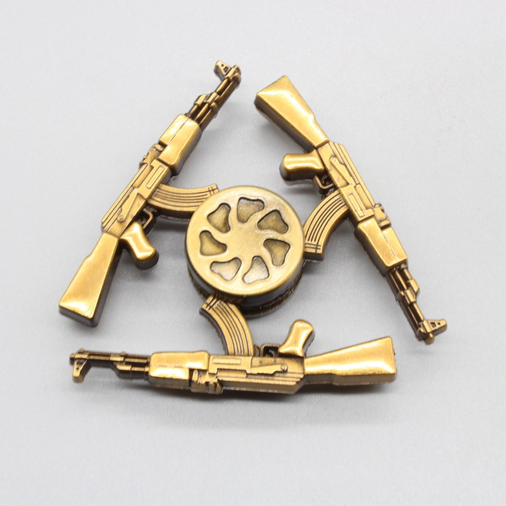 Drop Shipping Hand Fidget Spinner AK47 Zinc Alloy Metal Children Toy Game for Adutl Anti Irritability ADHD