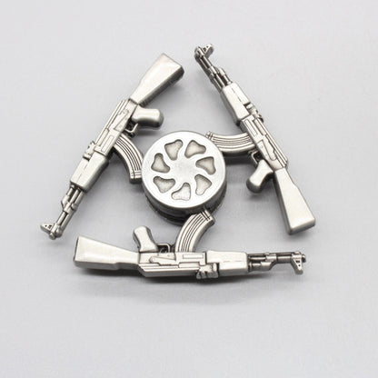 Drop Shipping Hand Fidget Spinner AK47 Zinc Alloy Metal Children Toy Game for Adutl Anti Irritability ADHD