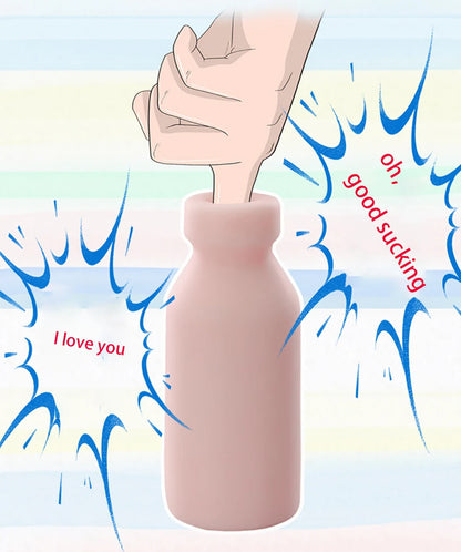 زجاجة الحليب لعبة الجنس للرجل الموزه TPE لينة الذكور الاستمناء المهبلي مقلوب قالب لعبة الكبار