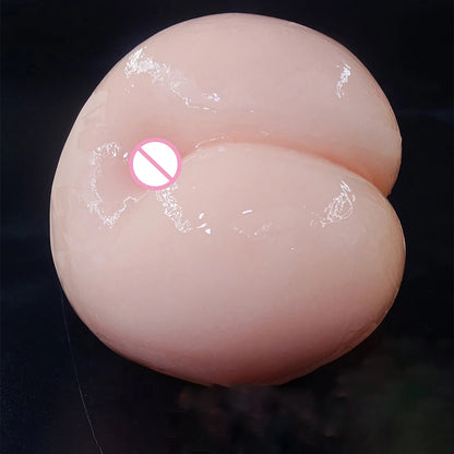 Peach Sex Toy For Man Masturbators TPE Soft Male Masturbation Vaginal Inverted Mold Adult Game