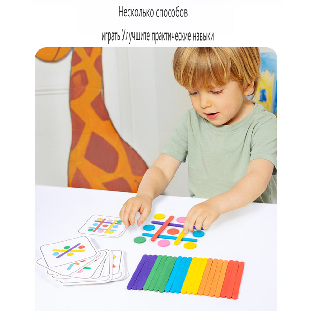 أحدث لعبة أحجية على شكل عمود متعدد الاستخدامات من Woonden Montessori متوفرة بشحن مباشر لعام 2024 للأطفال الرضع، أحجية تعليمية مبكرة