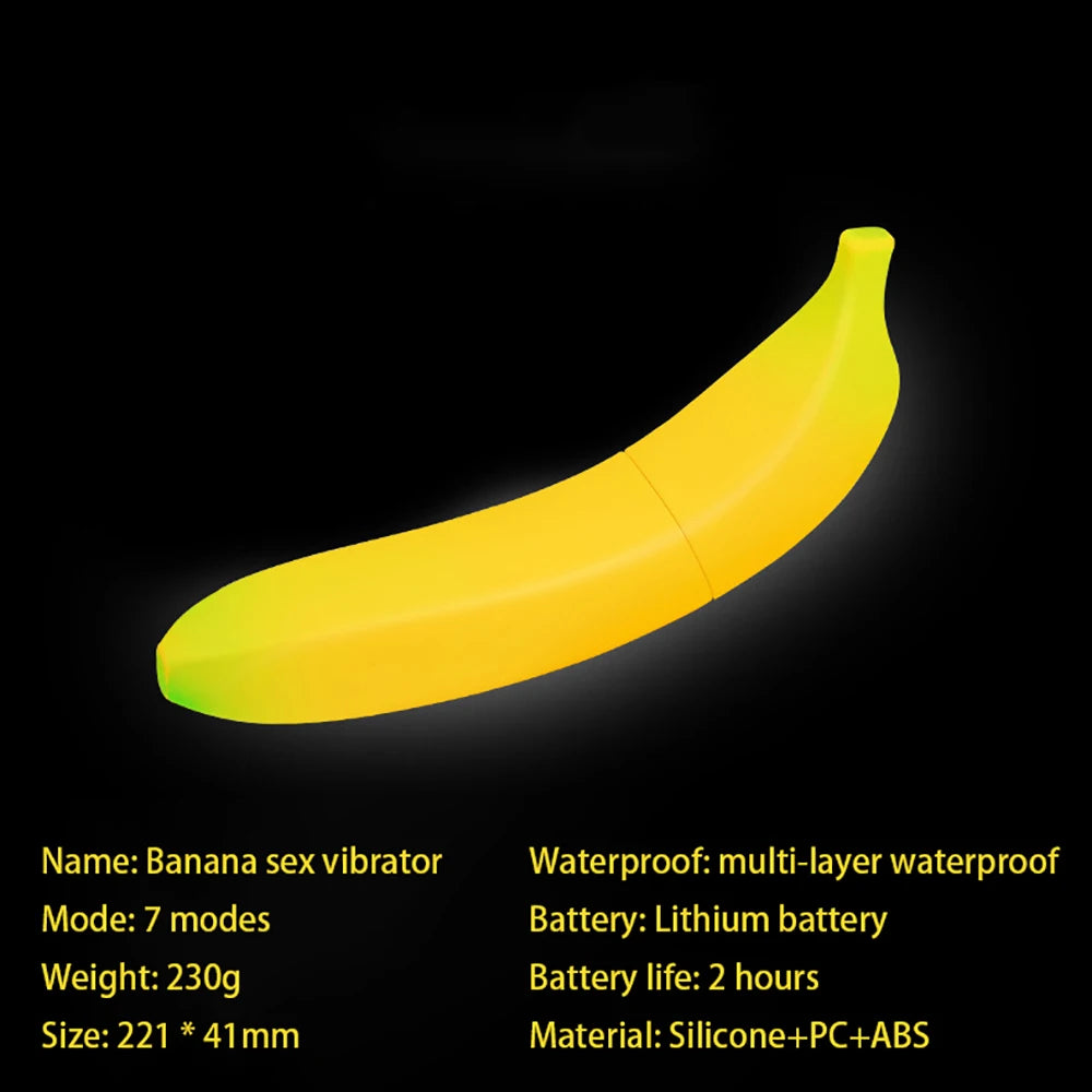 Banana Sex Vibrator Toy Woman Masturbation Young Lady Mini Silicone Material Waterproof Lithium Battery Easy to Hide