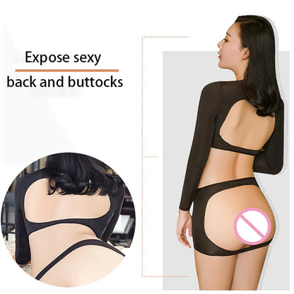 胸露出尻ヒップラップ短いスカート公共の場で野外セックス裸ヨガ見えないパンツ女性セクシーな ShirSummer