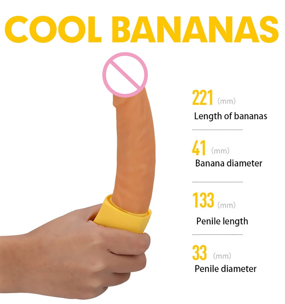 Banana Sex Vibrator Toy Woman Masturbation Young Lady Mini Silicone Material Waterproof Lithium Battery Easy to Hide
