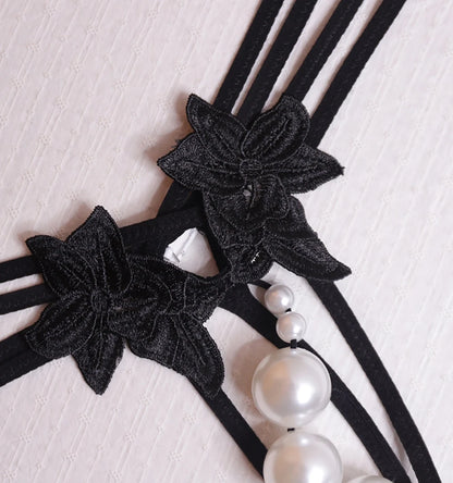 エキゾチックな女性のセクシーなランジェリーパンツオープンクロッチ Tバック SM おもちゃ屋外セックス公共ゲームパールマッサージ透明 T バック