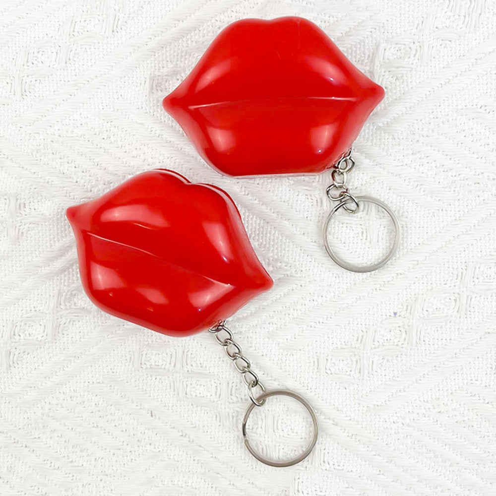 لعبة سلسلة المفاتيح الناطقة "أحبك قبلة الشفاه الحمراء" للأطفال والكبار