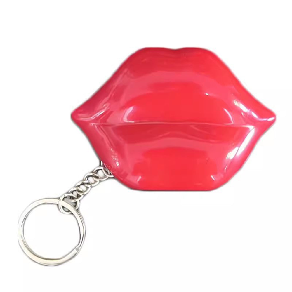 لعبة سلسلة المفاتيح الناطقة "أحبك قبلة الشفاه الحمراء" للأطفال والكبار
