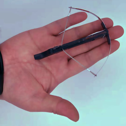 スーパーミニクロスボウミニ矢印 DIY おもちゃ男の子ギフトキーチェーンプラスチック発射つまようじ屋外ワイヤーロープアセンブリ弓弦