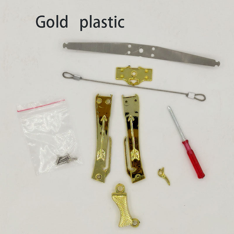 スーパーミニクロスボウミニ矢印 DIY おもちゃ男の子ギフトキーチェーンプラスチック発射つまようじ屋外ワイヤーロープアセンブリ弓弦
