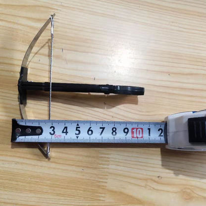 スーパーミニクロスボウミニ矢印 DIY おもちゃ男の子ギフトキーチェーンプラスチック発射つまようじ屋外ワイヤーロープアセンブリ弓弦