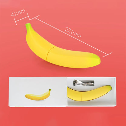 Banana Sex Vibrator Toy Woman Masturbation Young Lady Mini Silicone Material Waterproof Lithium Battery Easy to Hide