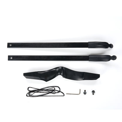 130cm Beginner Recurve Bow Set - 30/40 lb Draw Weight Ambidextrous Archery Kit with Fiberglass Limbs & Wood Riser | Includes Arrows, Quiver, Arm Guard | Hunting & Target Practice