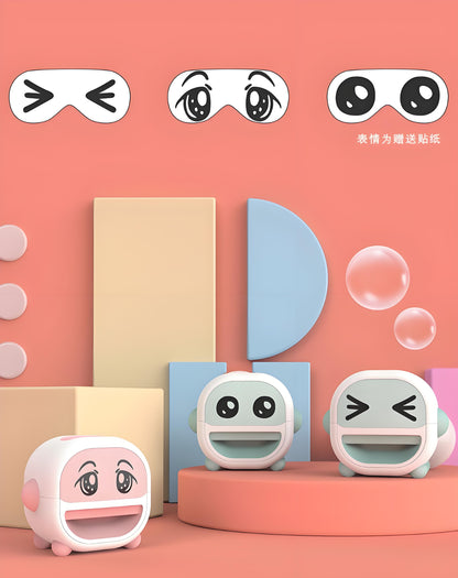 Single-Hole Electric Sunflower Seed Sheller – Automatic Nut Cracker Machine, 2W Power, Portable ABS+Silicone Shelling Tool with 3 Pairs of Eye Stickers