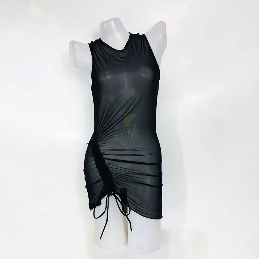 人前で野外セックス 女装透視ガーゼ お色気ゆるゆる夏の露出マニア