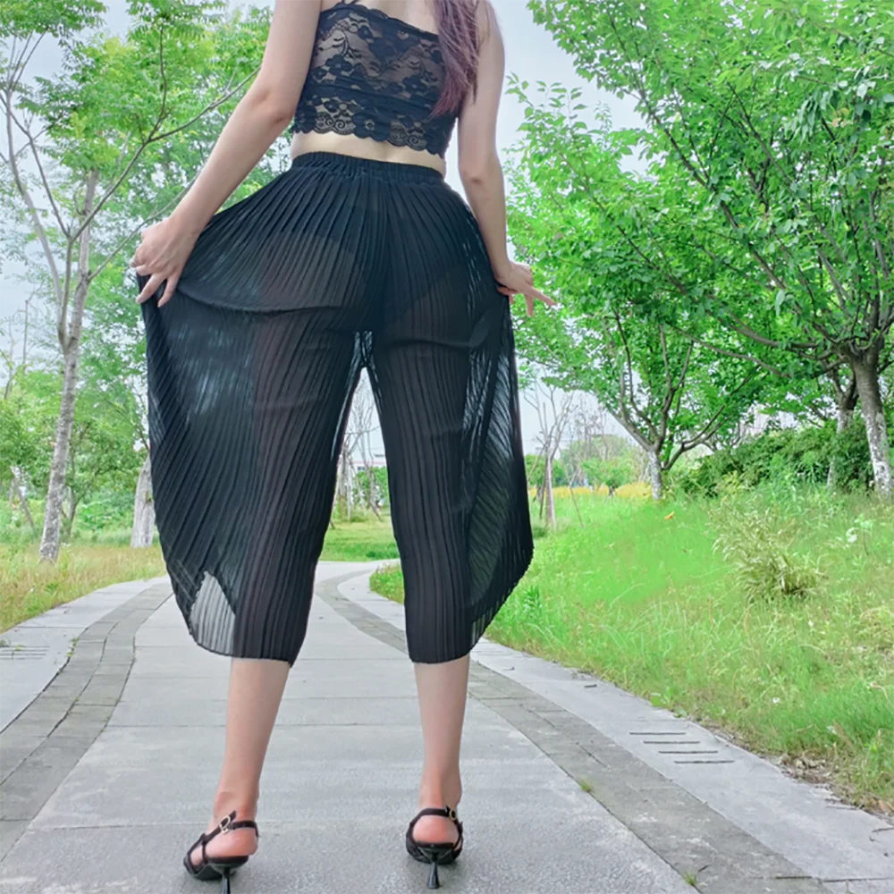 الجنس في الهواء الطلق قطع المعرض المنزل الصيف بنطلون سحب الحبل الكلب المرأة عشاق الجنس